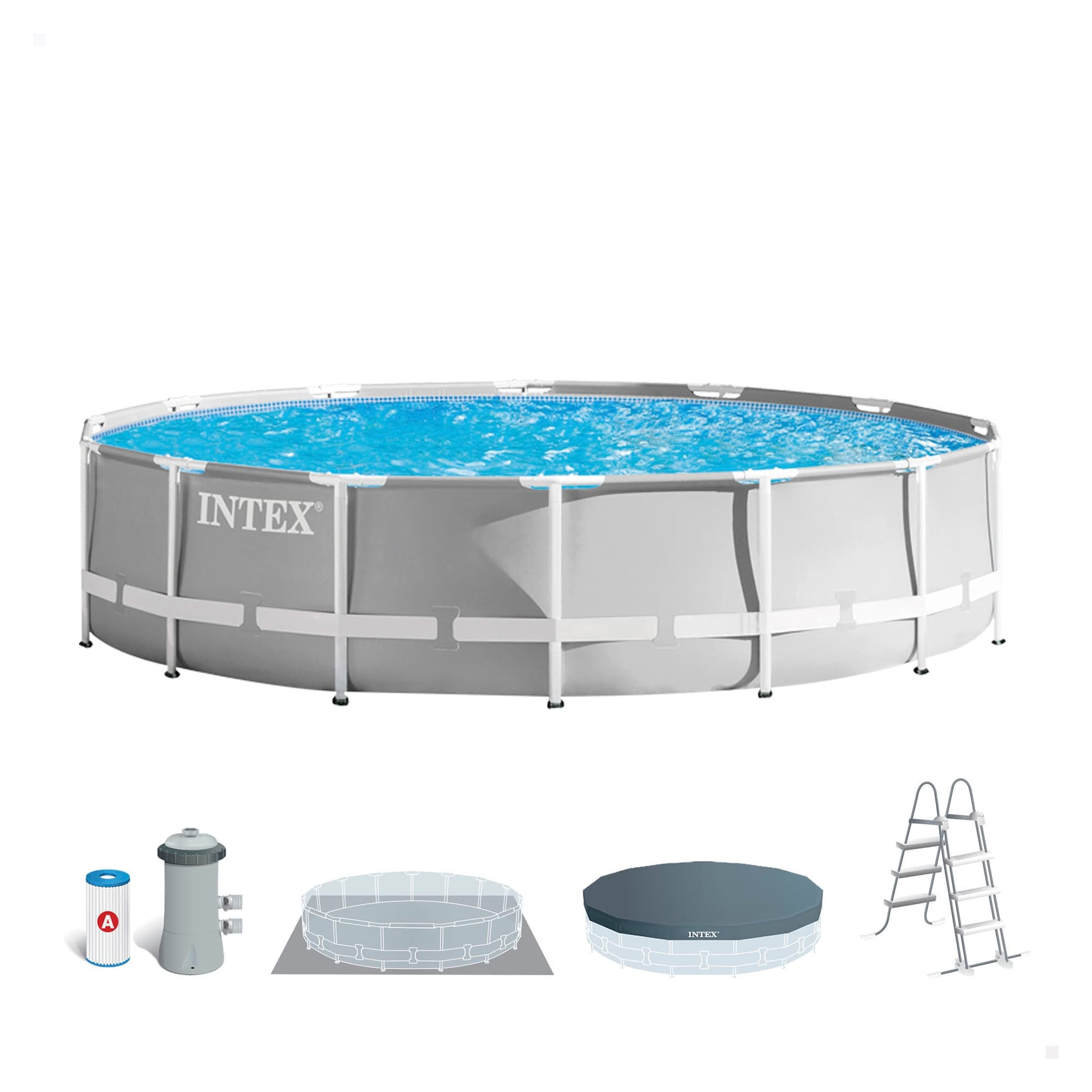 Intex - Piscina tubular Intex 457 x 107 cm.