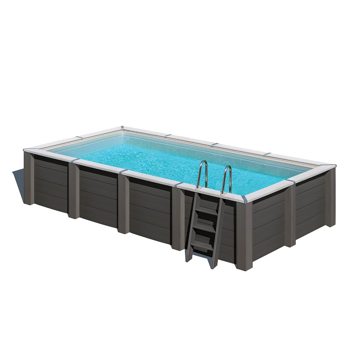 Gre - Piscina composite rectangular 606 x 326 x 124 cm.