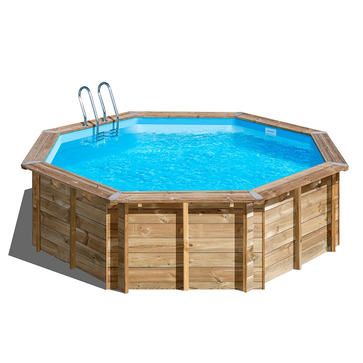 Gre - Piscina madera redonda 400x119cm.