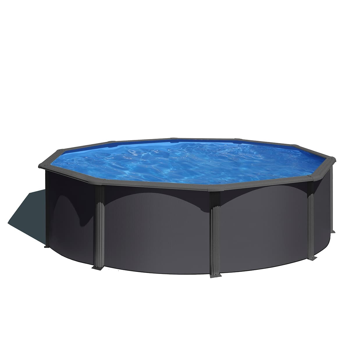 Gre - Piscina acero redonda 460 x 120 cm.
