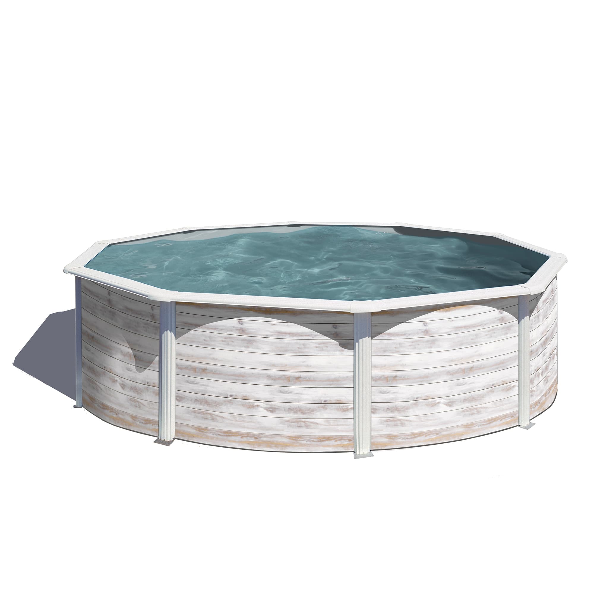 Gre - Piscina acero redonda - 350x120 cm.