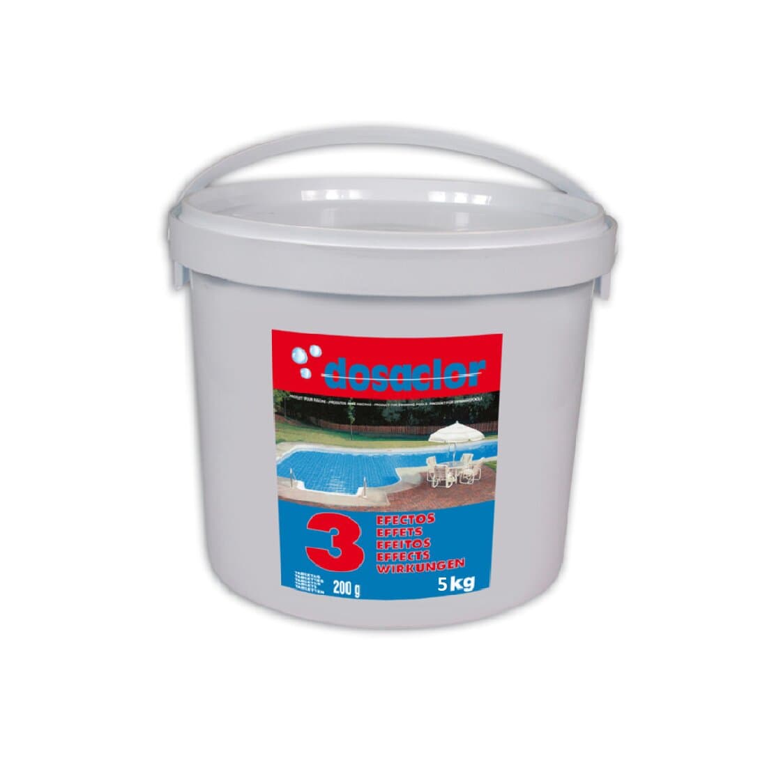 Quimicamp - Dosaclor 3 Efectos Pastillas 5 kg.