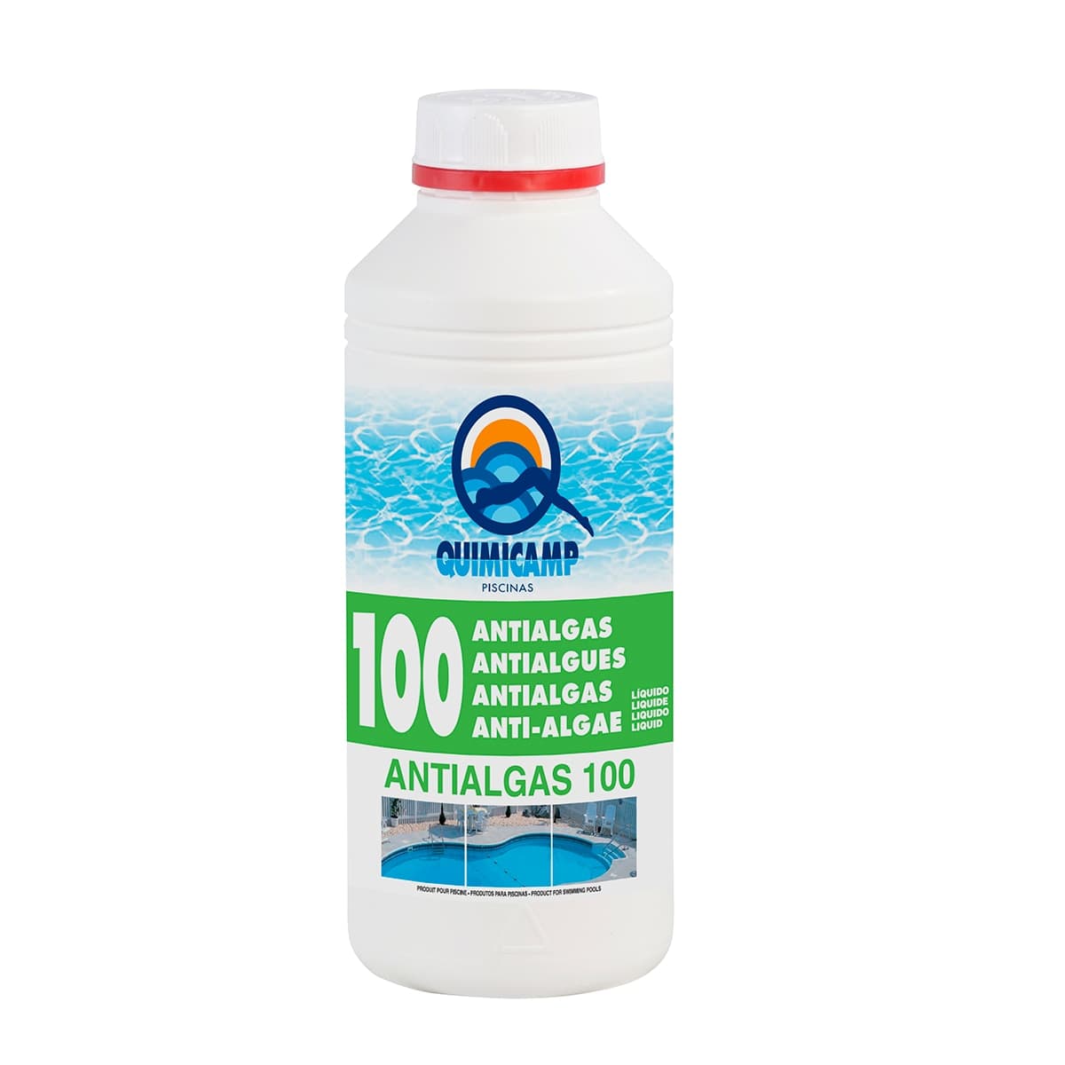 Quimicamp - Alguicida Líquido - Quimicamp - Antialgas 1L.