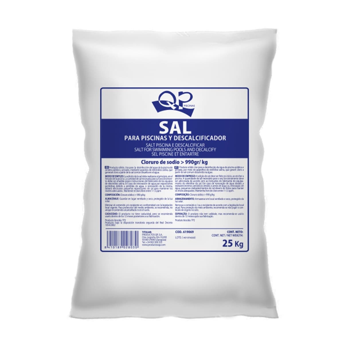 Quimicamp - Sal 25Kg.