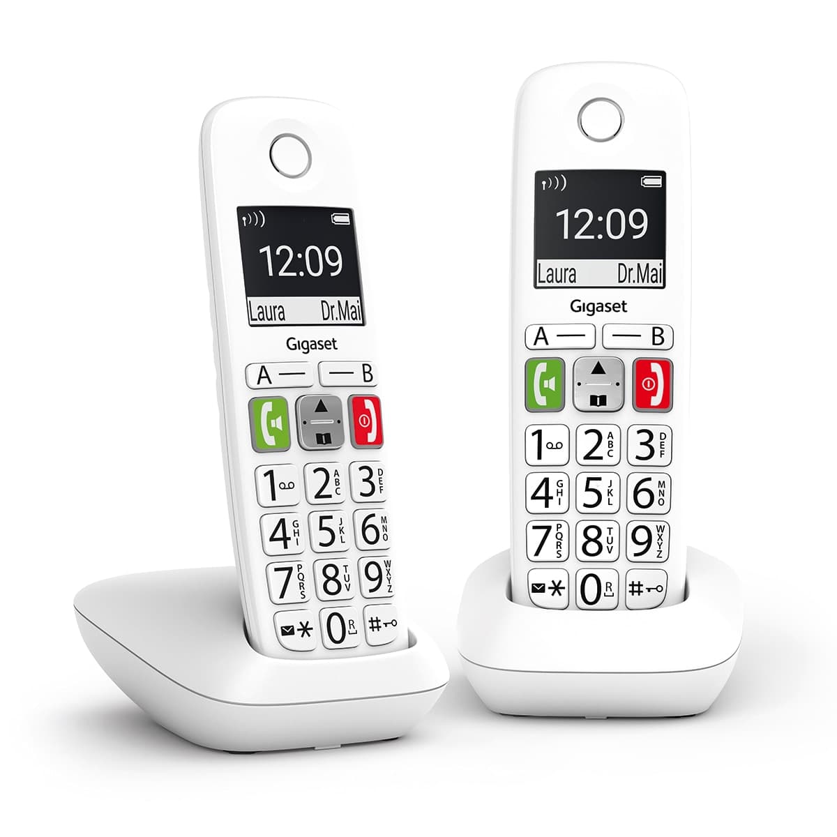 Gigaset - Teléfono inalámbrico Gigaset E290 DUO.