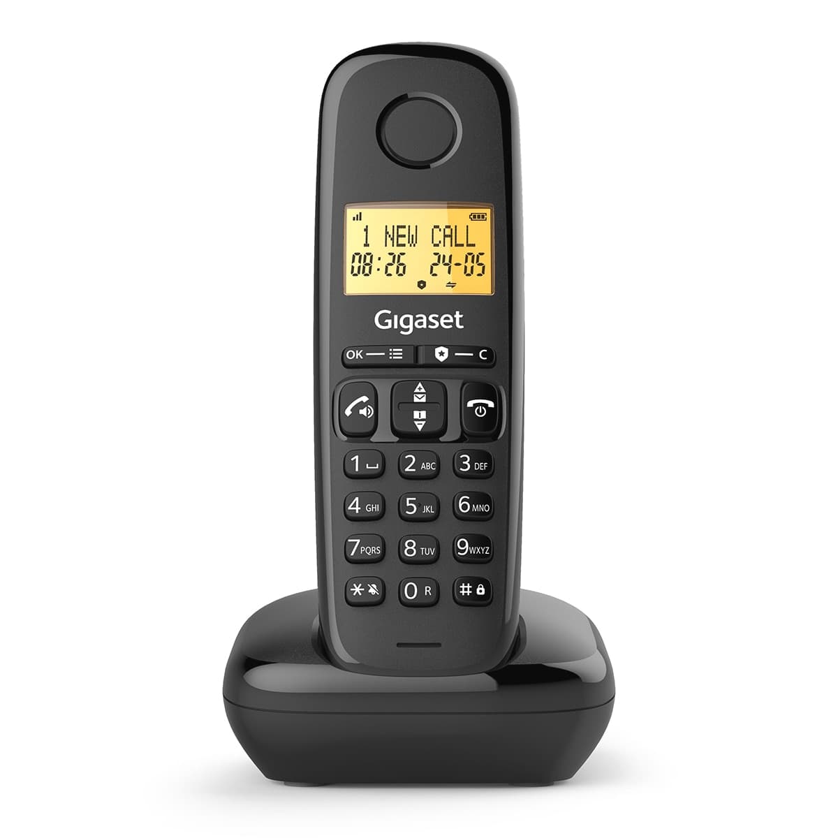Gigaset - Teléfono fijo Gigaset Basic 100 Negro.