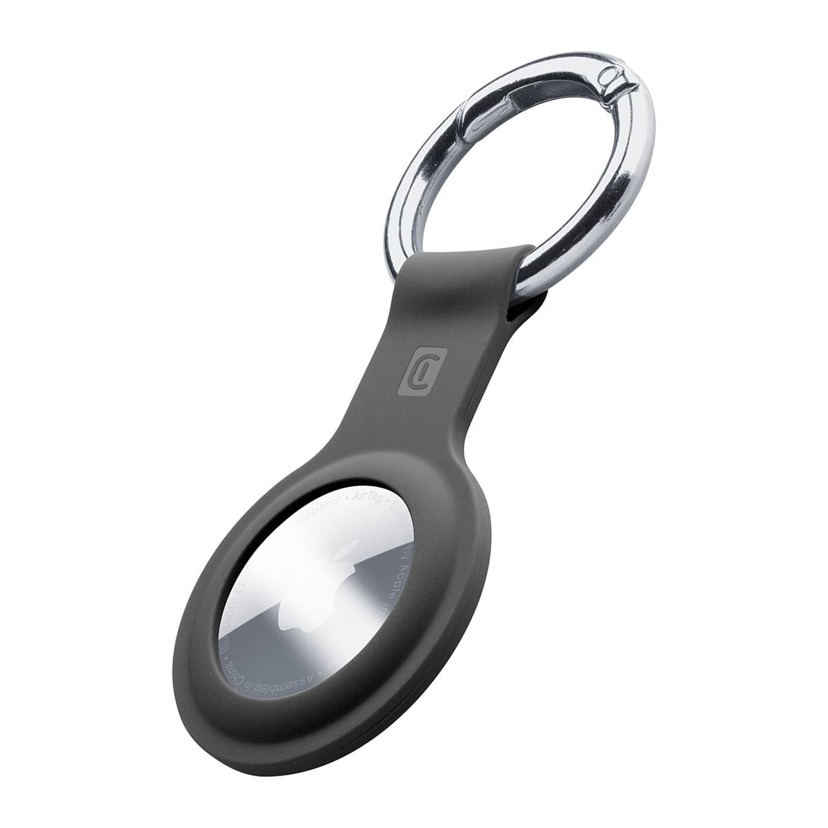 Cellular Line - Funda con gancho Cellularline para AirTag, negro.