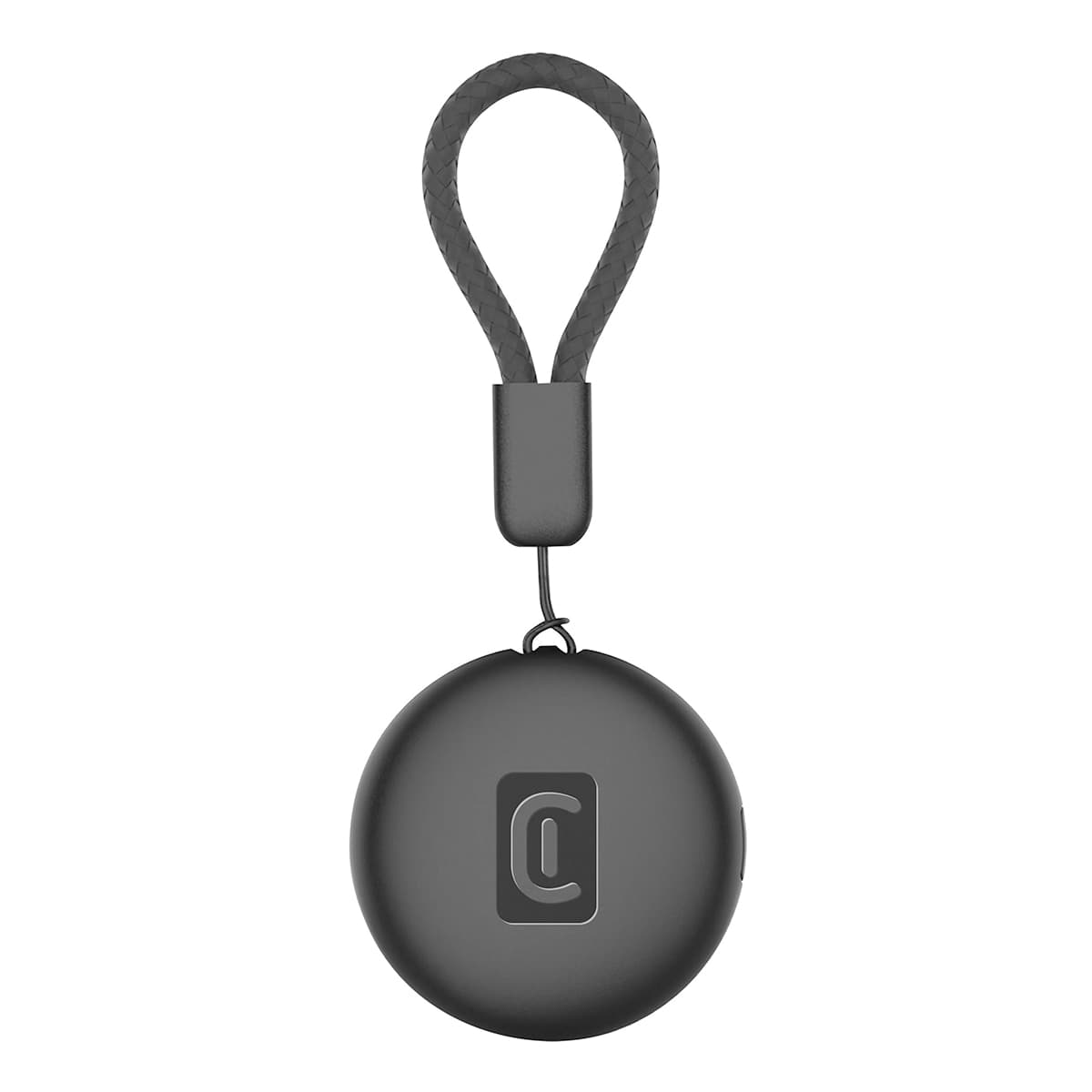 Cellular Line - Localizador Cellularline Tracy Tag negro diseñado para iOS.