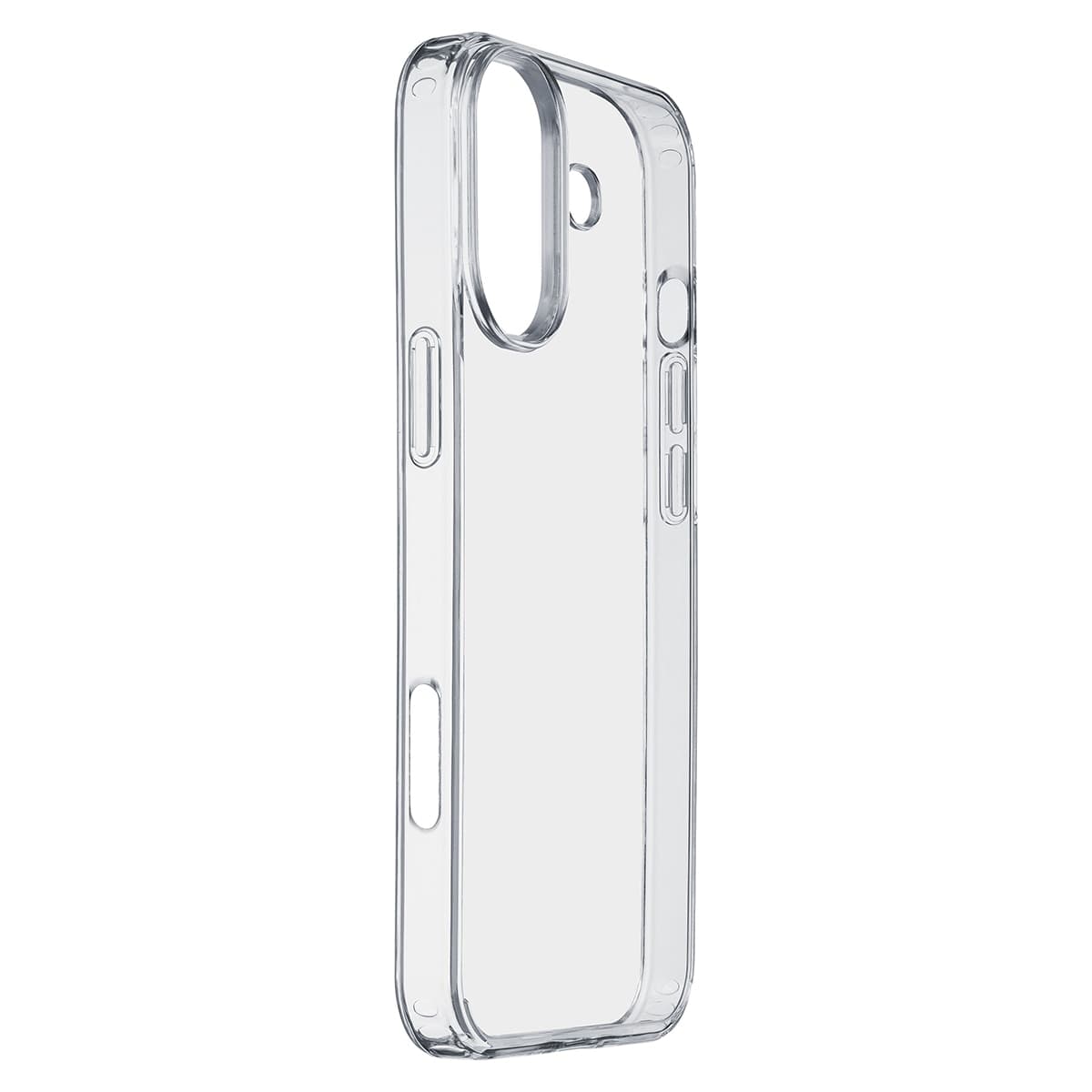 Cellular Line - Funda rígida transparente Cellularline Clear Duo para iPhone 16 plus.
