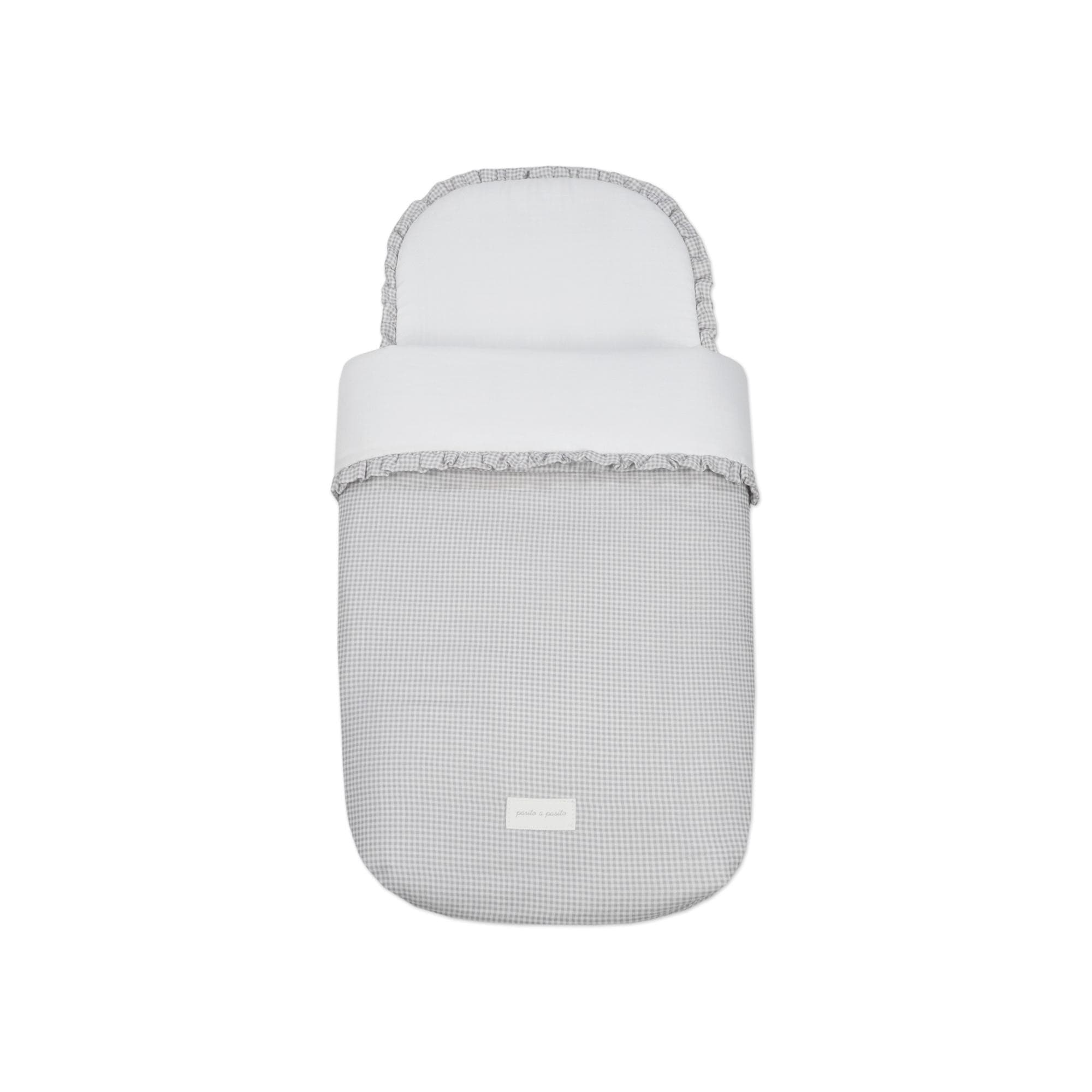 Pasito a pasito - Saco Cuco Little Bloom Vichy Gris TOG 2,5.