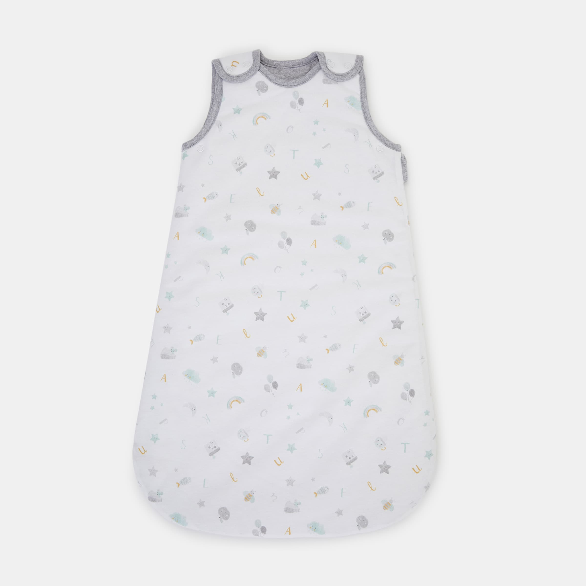 Cotton Juice Baby Home - Saco de dormir Cotton Juice Baby Home Abecedario Tog 2.5 (disponible en varias medidas).
