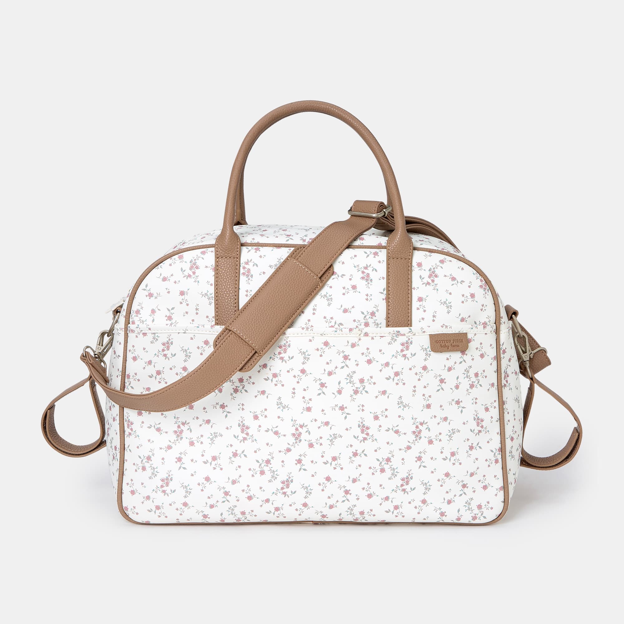 Cotton Juice Baby Home - Bolso Weekender Cotton Juice Baby Home Polipiel flores.