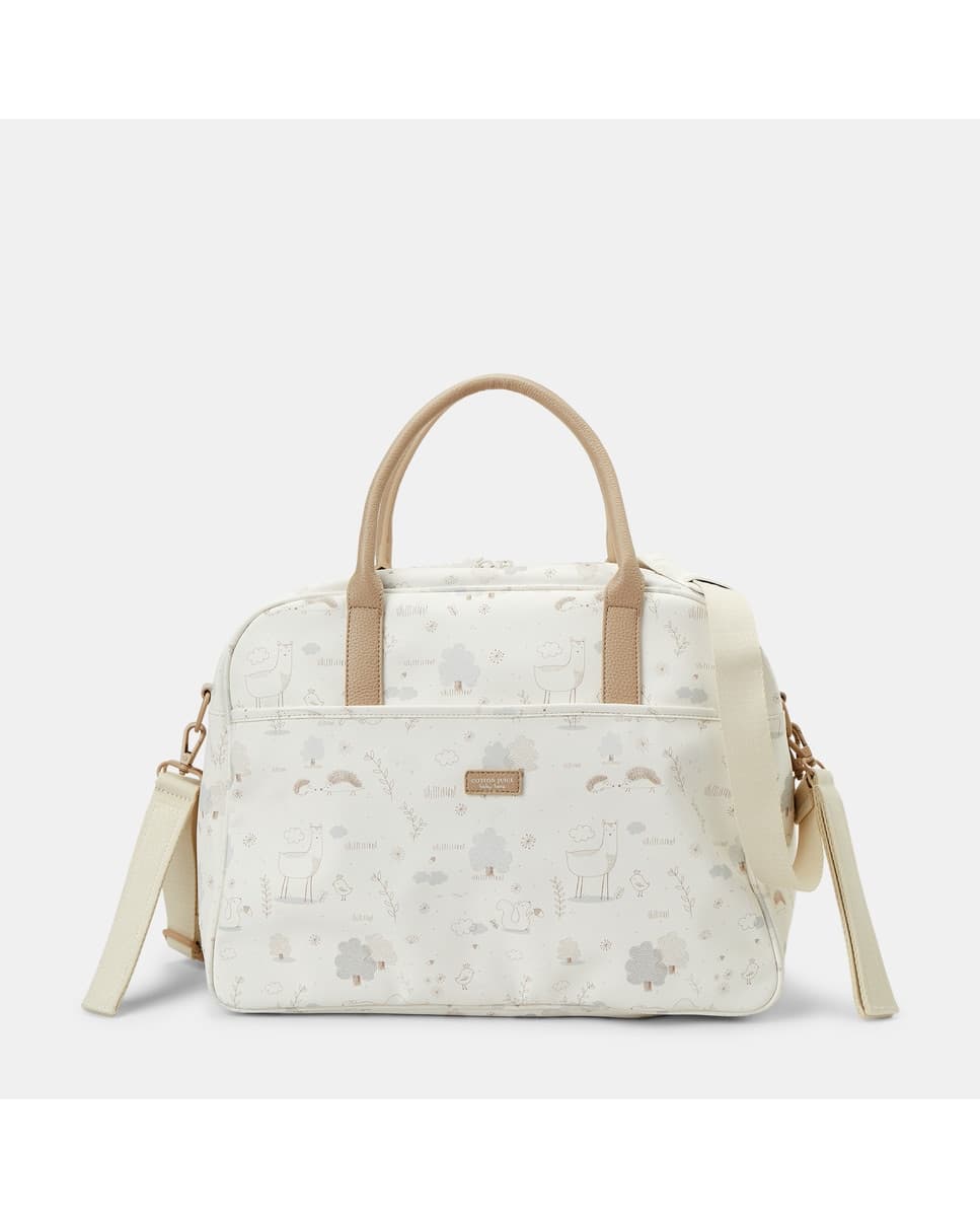 Cotton Juice Baby Home - Bolso Weekender Cotton Juice Baby Home Polipiel bosque.