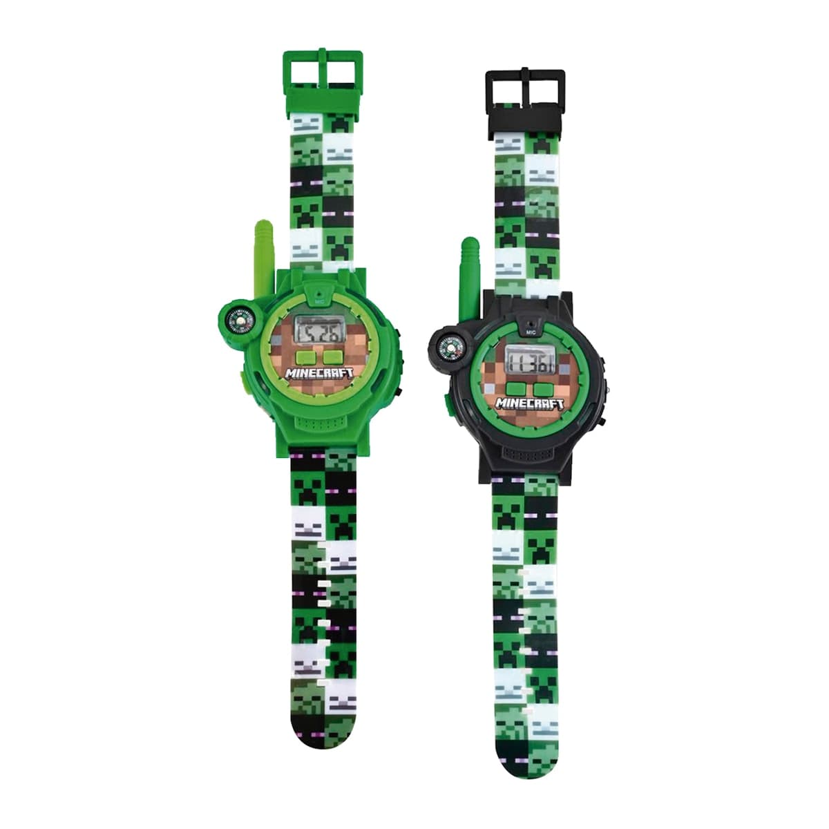 Minecraft - Reloj Walkie Talkie 2 En 1 Minecraft Kids Licensing.