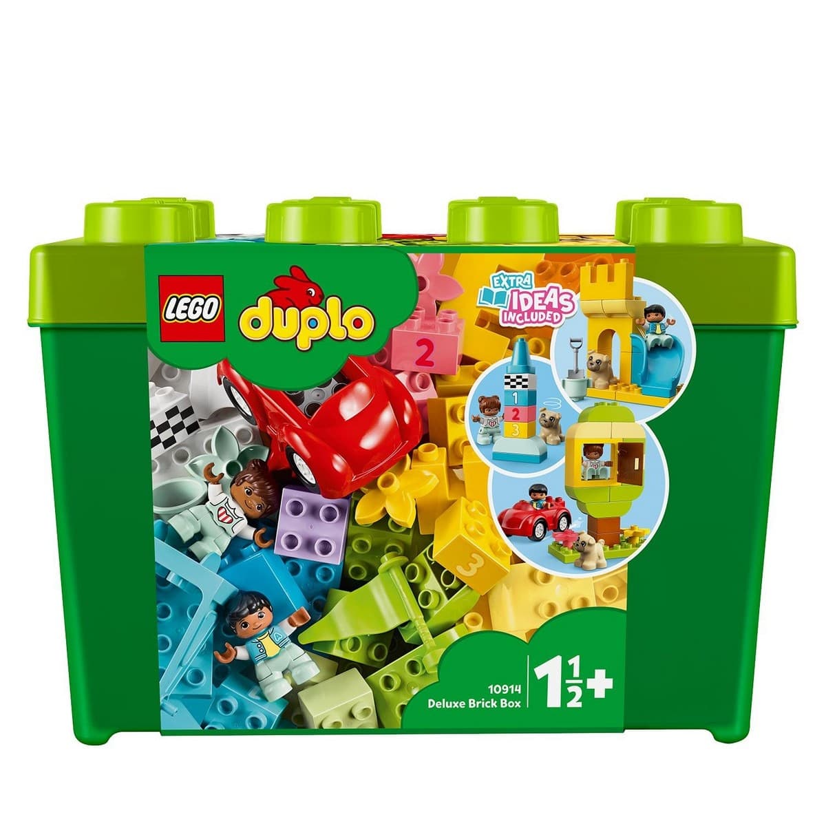 LEGO - Juguete de Construcción Creativo Caja de Ladrillos Deluxe con Coche y Accesorios LEGO DUPLO - 10914.