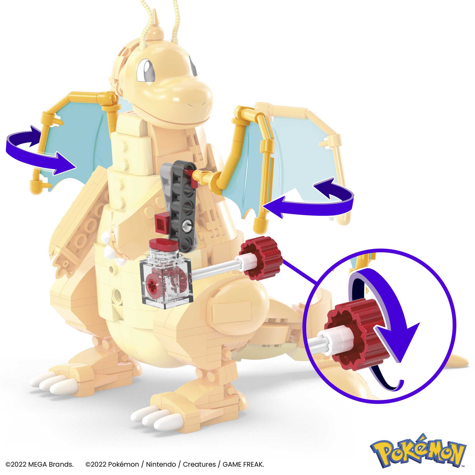 Bloques de construcción Pokémon Dragonite MEGA Construx - Image 5