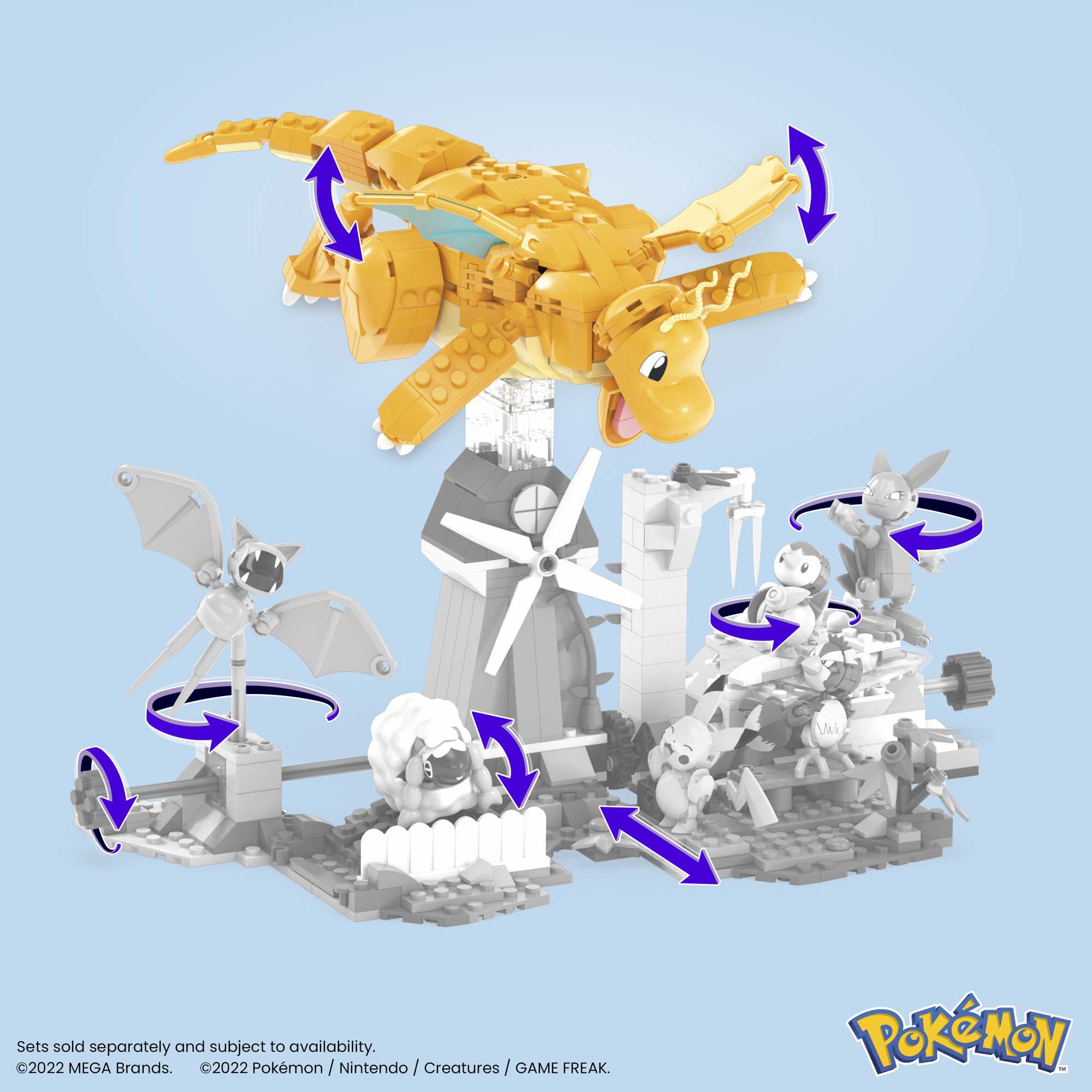 Bloques de construcción Pokémon Dragonite MEGA Construx - Image 6