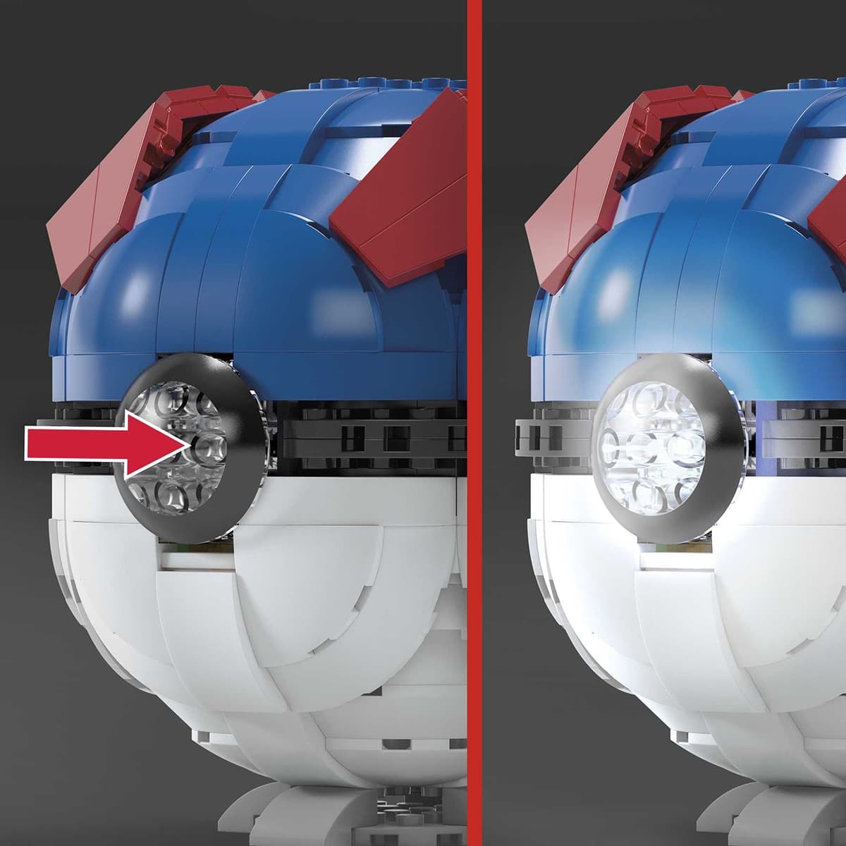 Bloques de construcción Pokémon Superball gigante Mega - Image 4