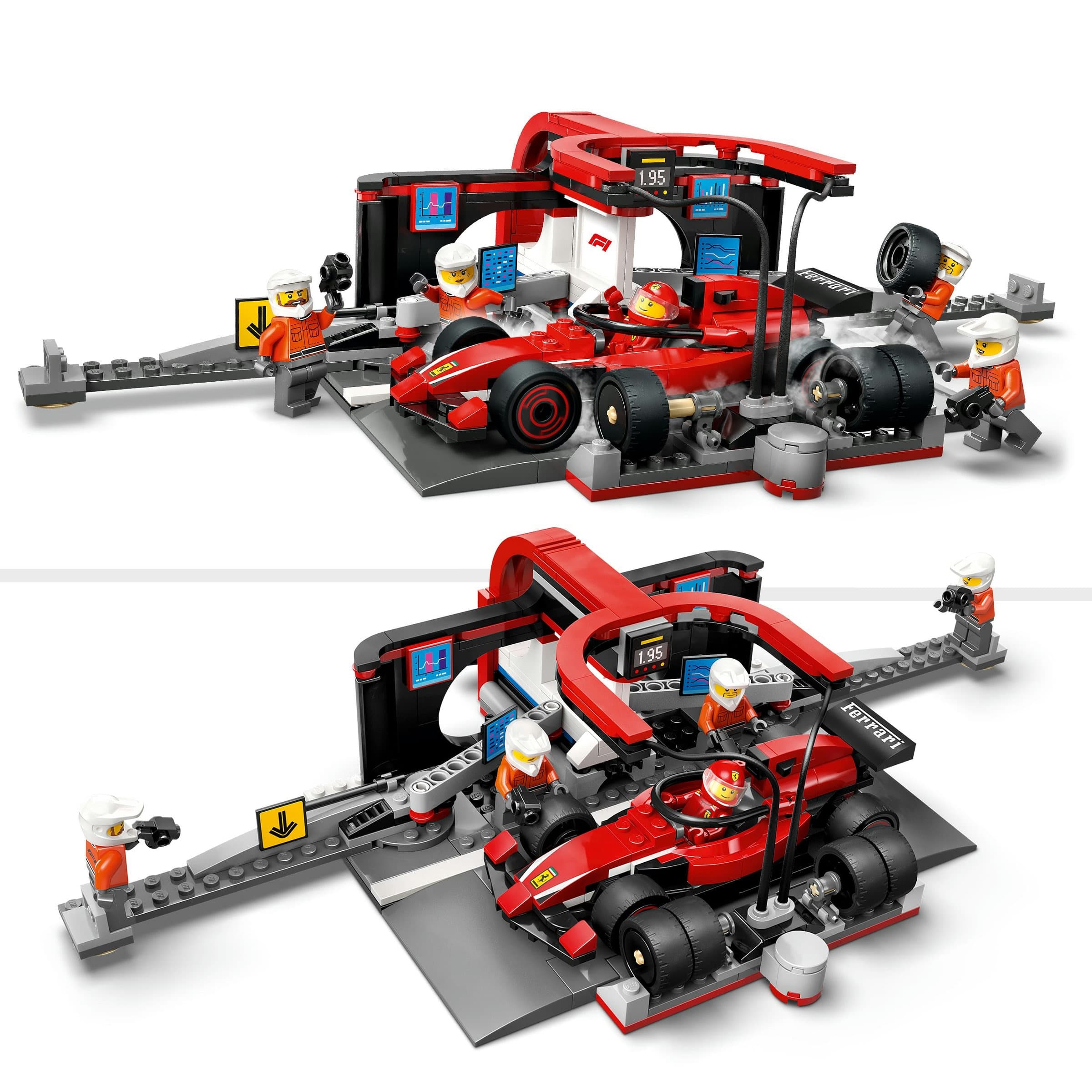 Juego de construcción Parada en Boxes de F1® y Equipo de Mecánicos con Coche Ferrari LEGO City - 60443 - Image 4