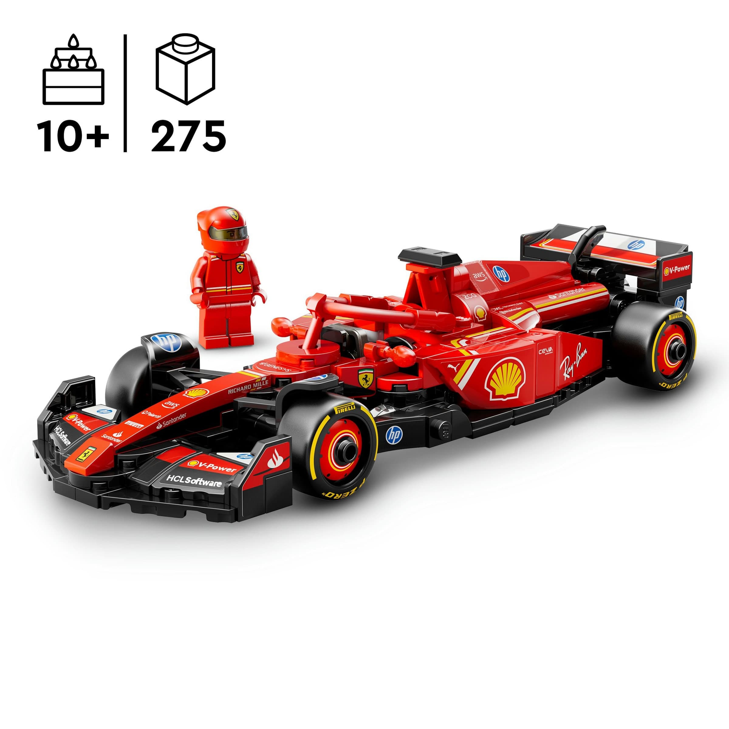 Juego de construcción Coche de Carreras Ferrari SF-24 F1® LEGO Speed Champions - 77242 - Image 3