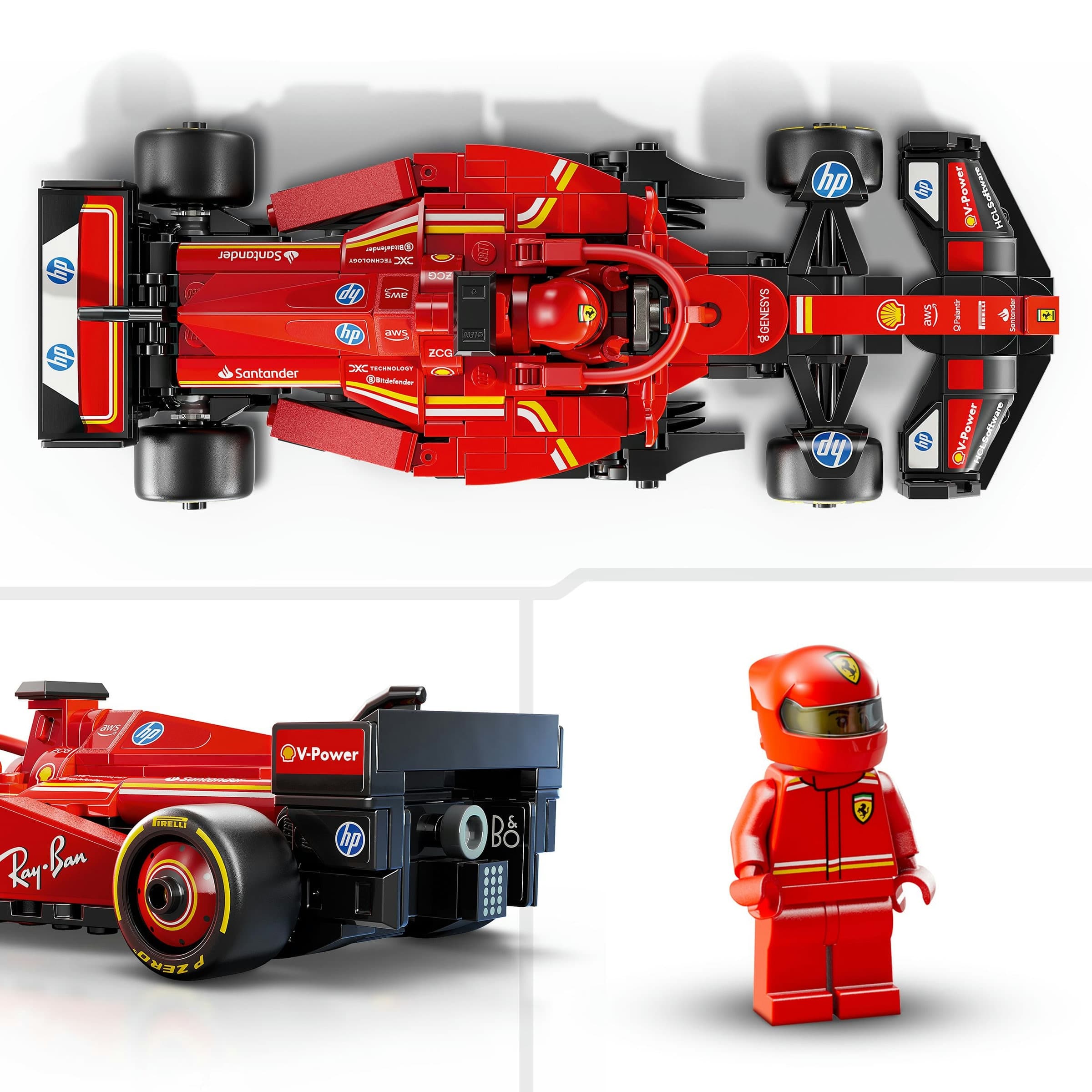 Juego de construcción Coche de Carreras Ferrari SF-24 F1® LEGO Speed Champions - 77242 - Image 5