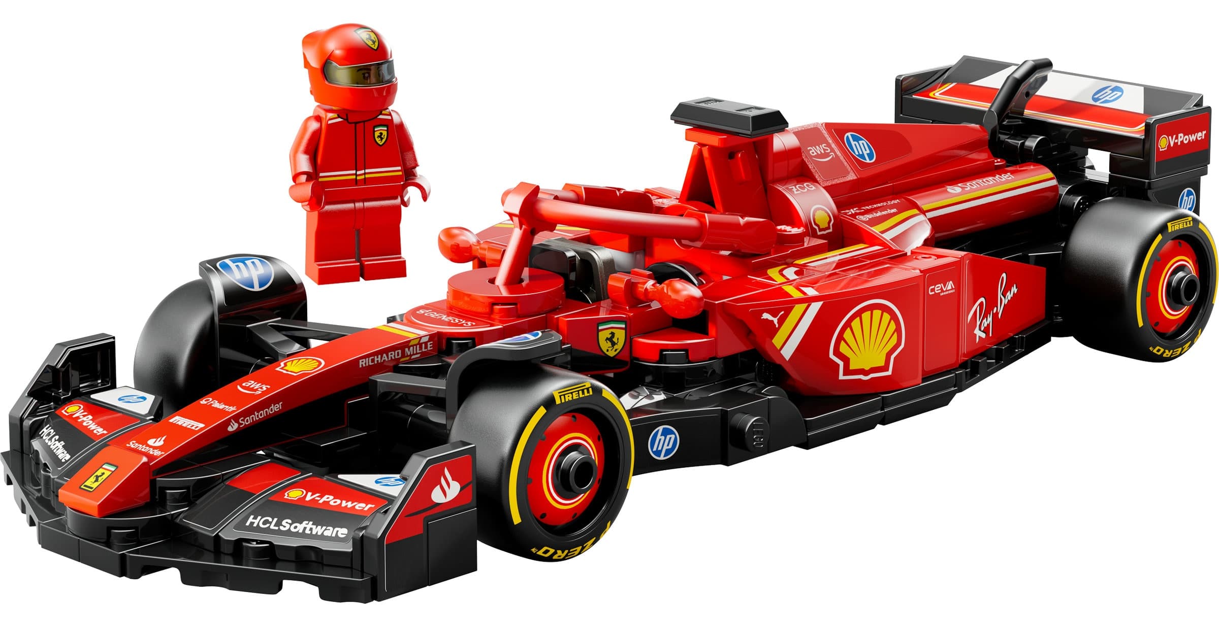 Juego de construcción Coche de Carreras Ferrari SF-24 F1® LEGO Speed Champions - 77242 - Image 7