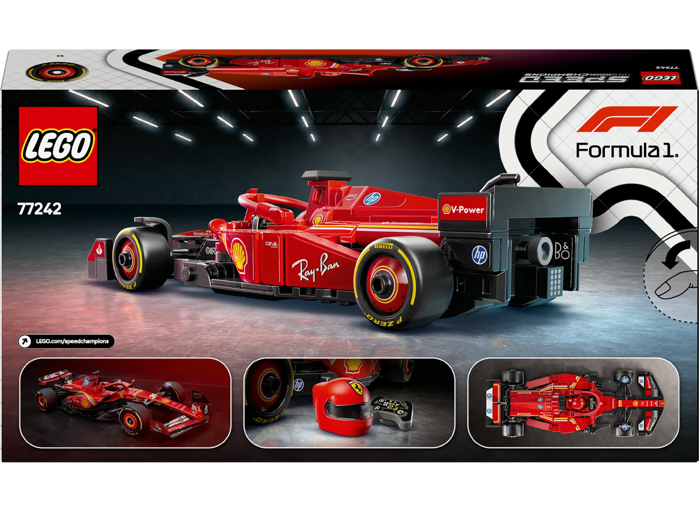 Juego de construcción Coche de Carreras Ferrari SF-24 F1® LEGO Speed Champions - 77242 - Image 8