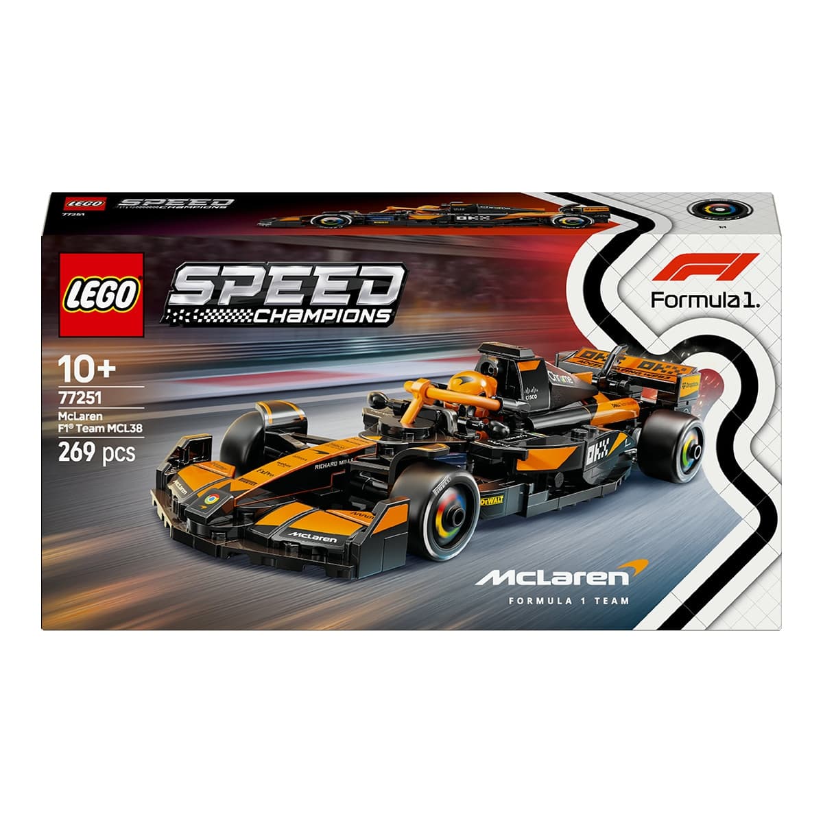 LEGO Juego de Construcción Coche de Carreras McLaren F1® Team MCL38 LEGO Speed Champions - 77251