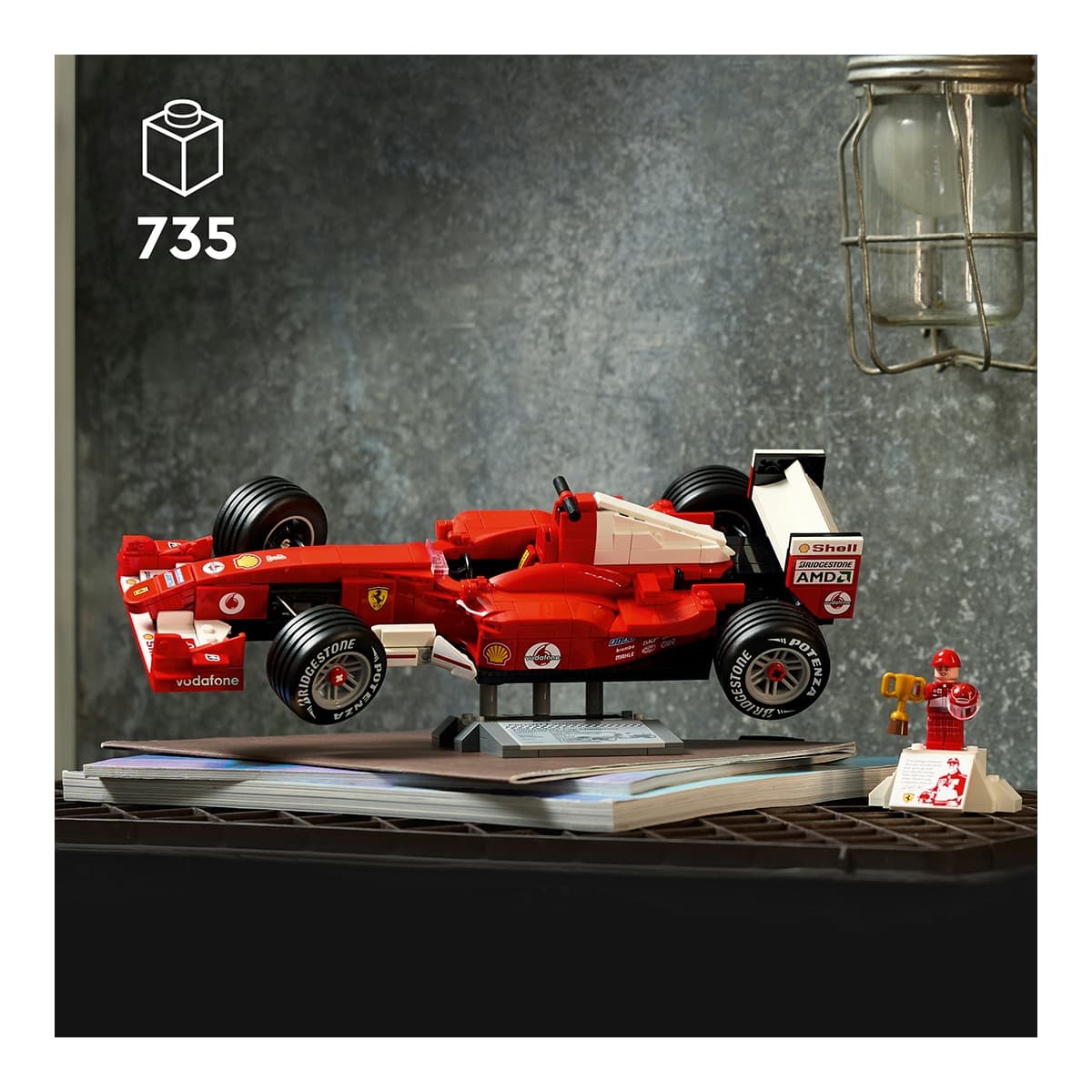 Juego de construcción Ferrari F2004 y Michael Schumacher LEGO Icons - 11375 - Image 2