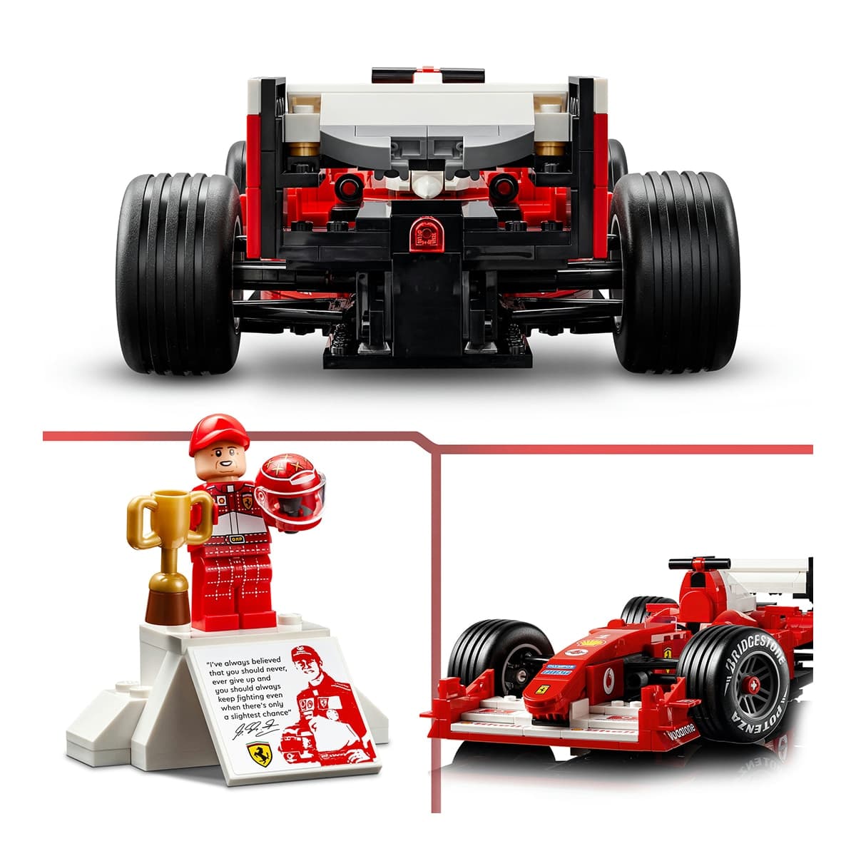 Juego de construcción Ferrari F2004 y Michael Schumacher LEGO Icons - 11375 - Image 5
