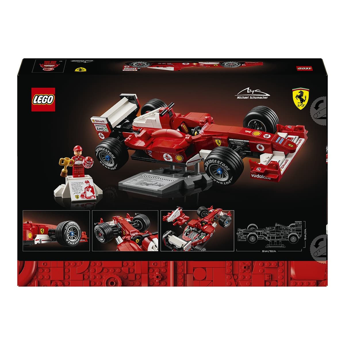 Juego de construcción Ferrari F2004 y Michael Schumacher LEGO Icons - 11375 - Image 7