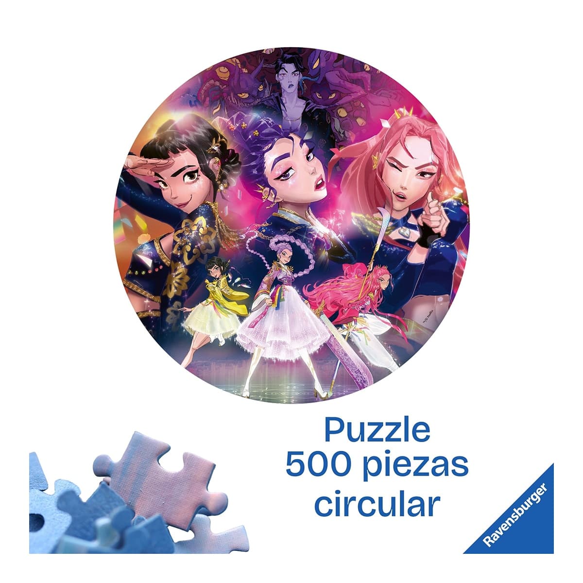 Puzzle Adulto 500 piezas Redondo K Pop Demon Hunters Ravensburger - Image 2