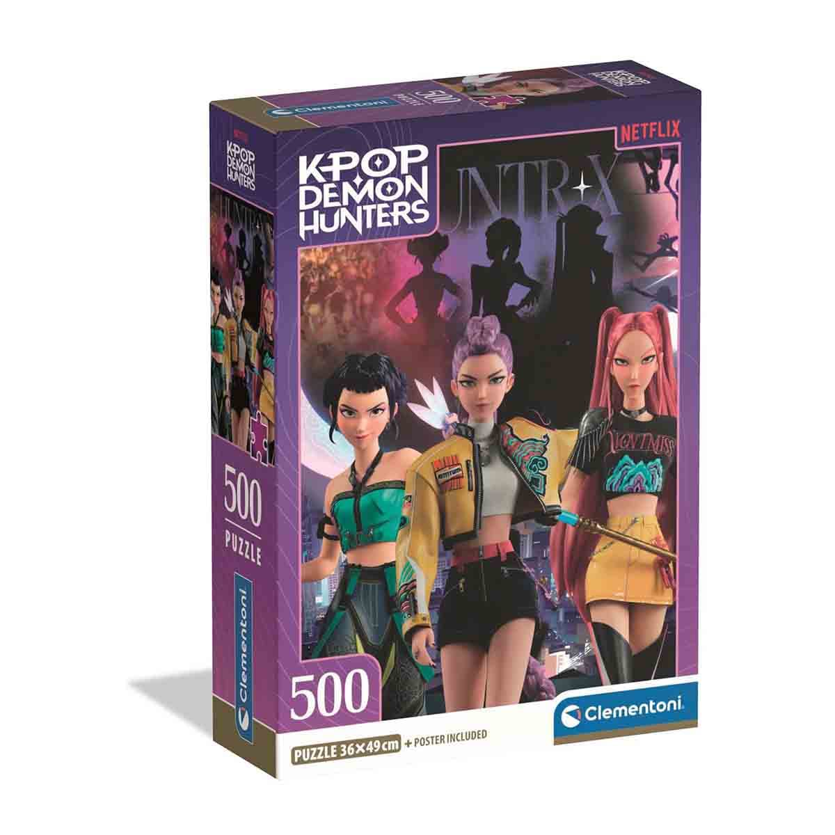 Clementoni Puzzle 500 Super K-Pop Demon Hunters 2 Clementoni
