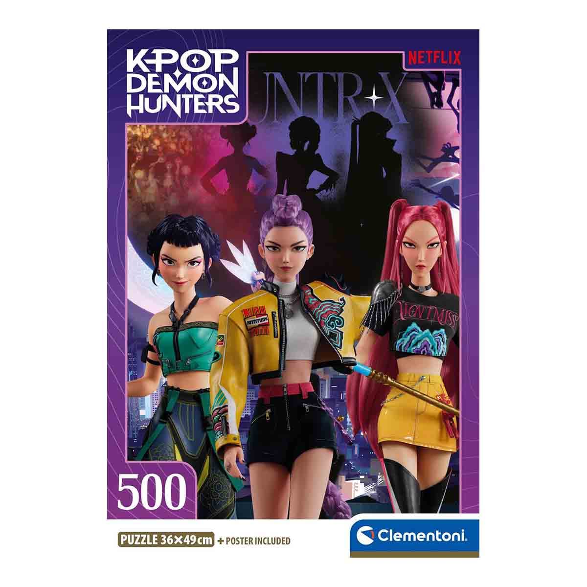 Puzzle 500 Super K-Pop Demon Hunters 2 Clementoni - Image 6
