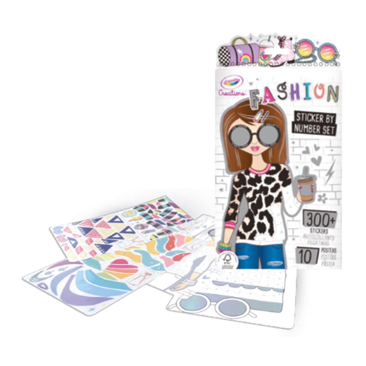 Crayola - Creations Álbum Crea tu Moda con Números.
