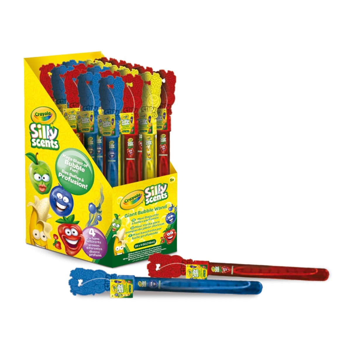 Crayola - Los Olorosos - Pompas de Jabón Perfumadas Gigantes.