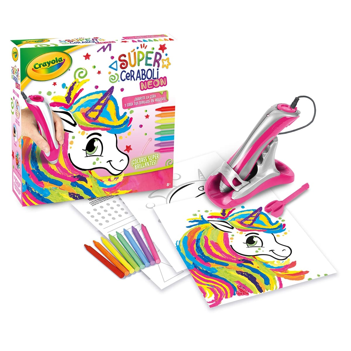 Crayola - Súper Ceraboli Unicornio Neón.