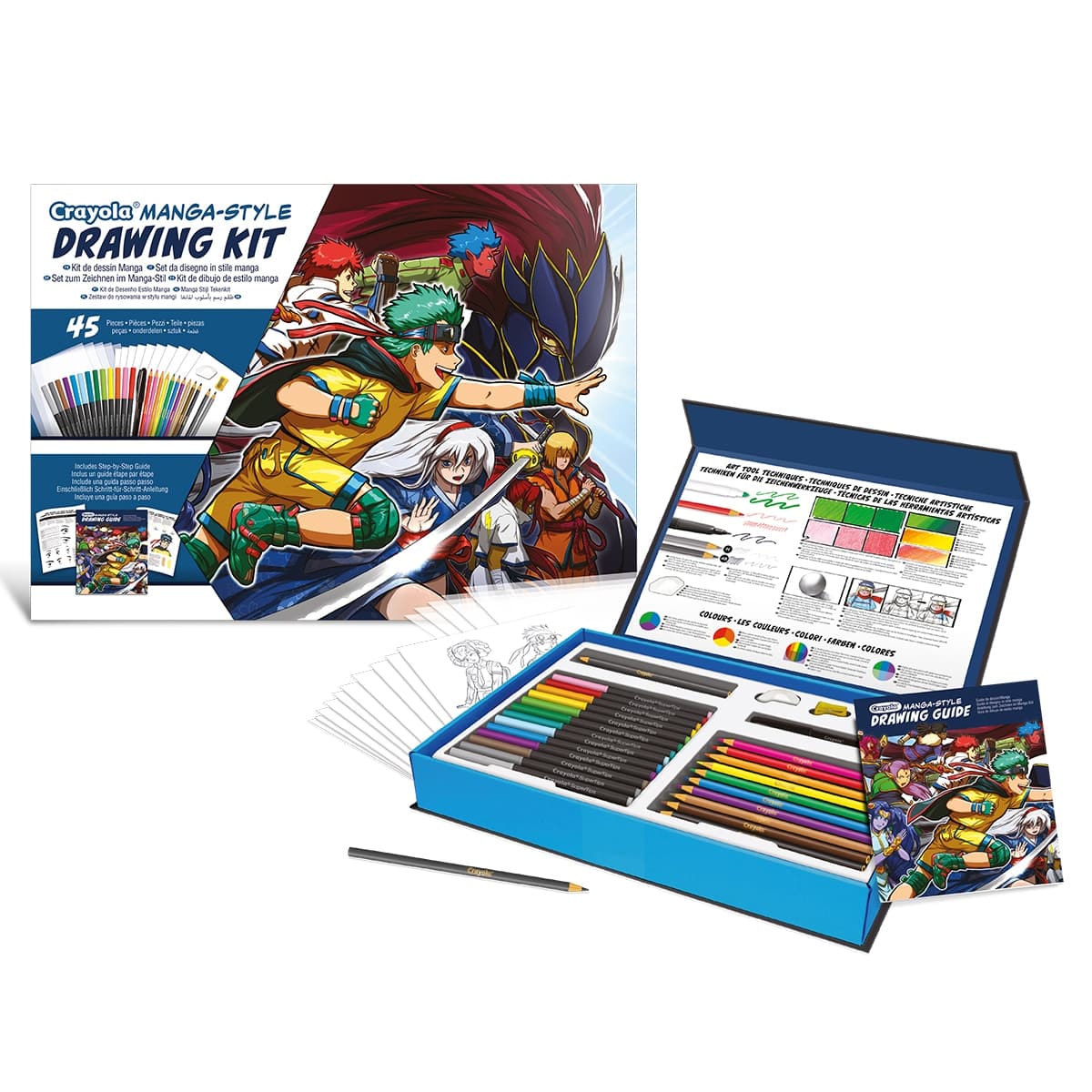 Crayola - Súper Set Aprende a Dibujar Manga.
