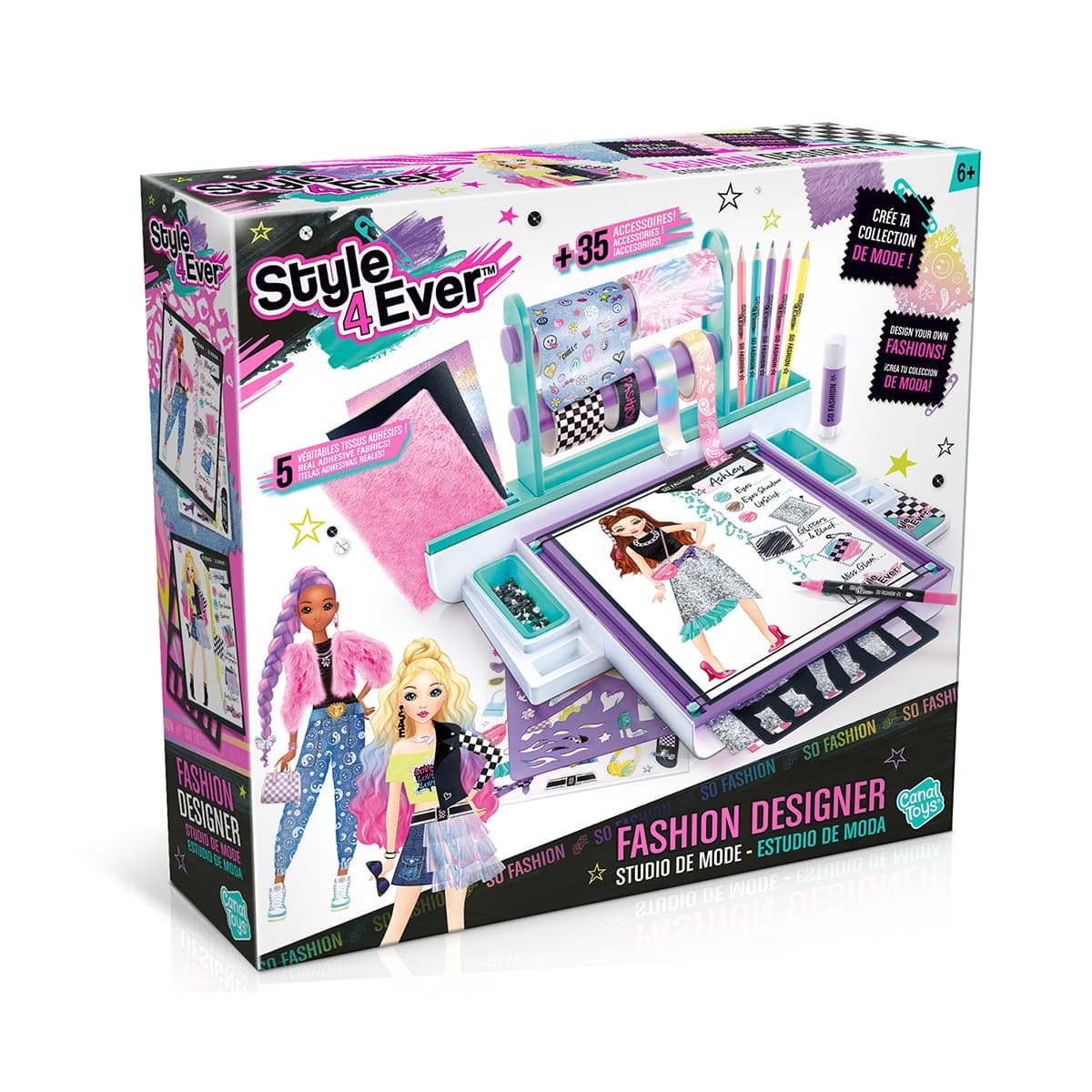 Canal Toys - Juego de manualidades Fashion Designer Studio Canala Toys.