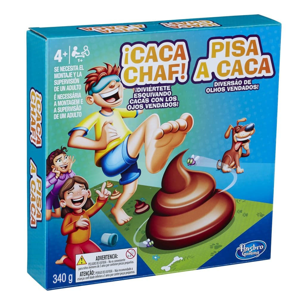Hasbro Gaming - Juego ¡Caca Chaf! pisa la caca Hasbro Gaming.
