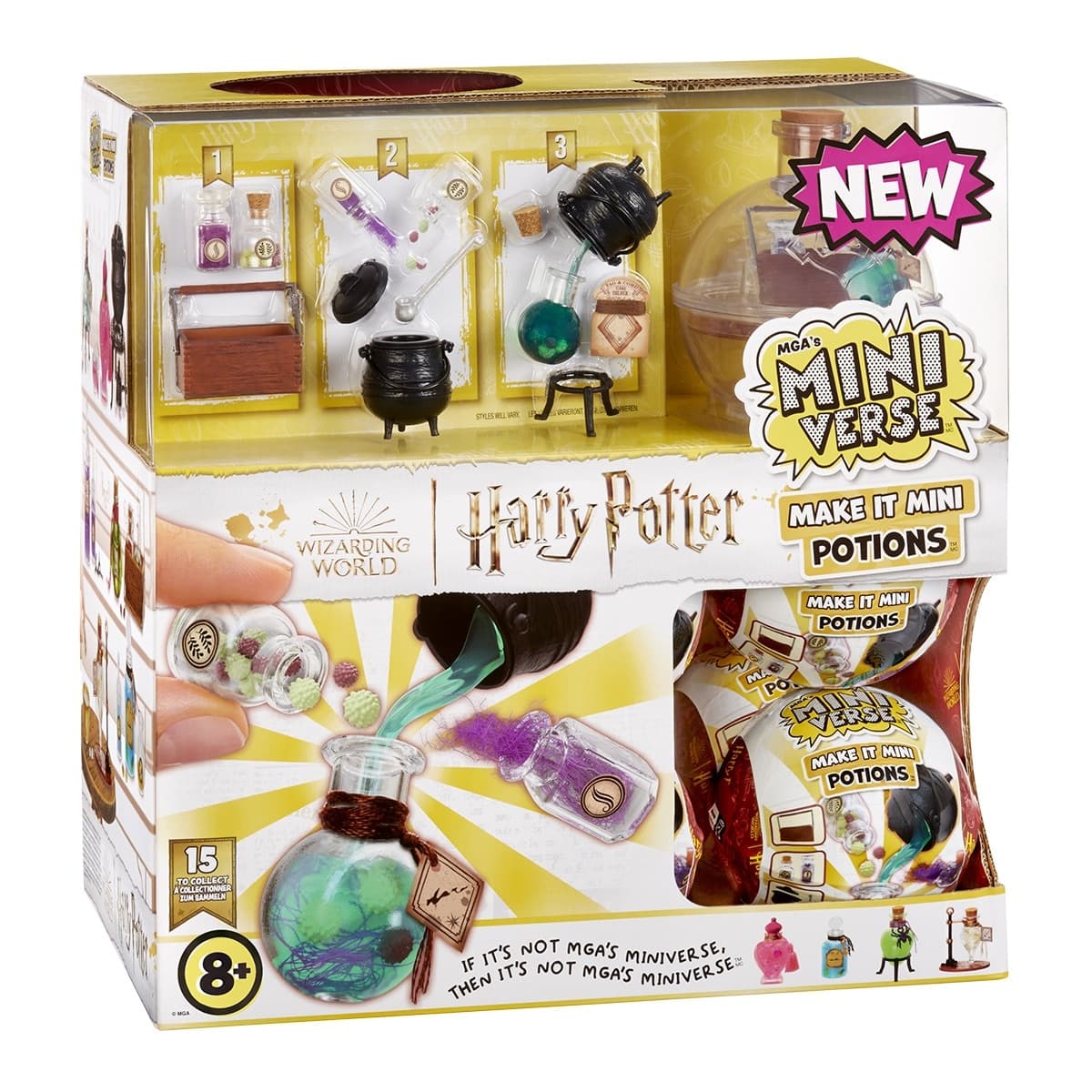 MINIVERSE - Bola Surpresa Make It Mini Harry Potter MGA - Artigo Sortido. Envio realizado de forma aleatória.