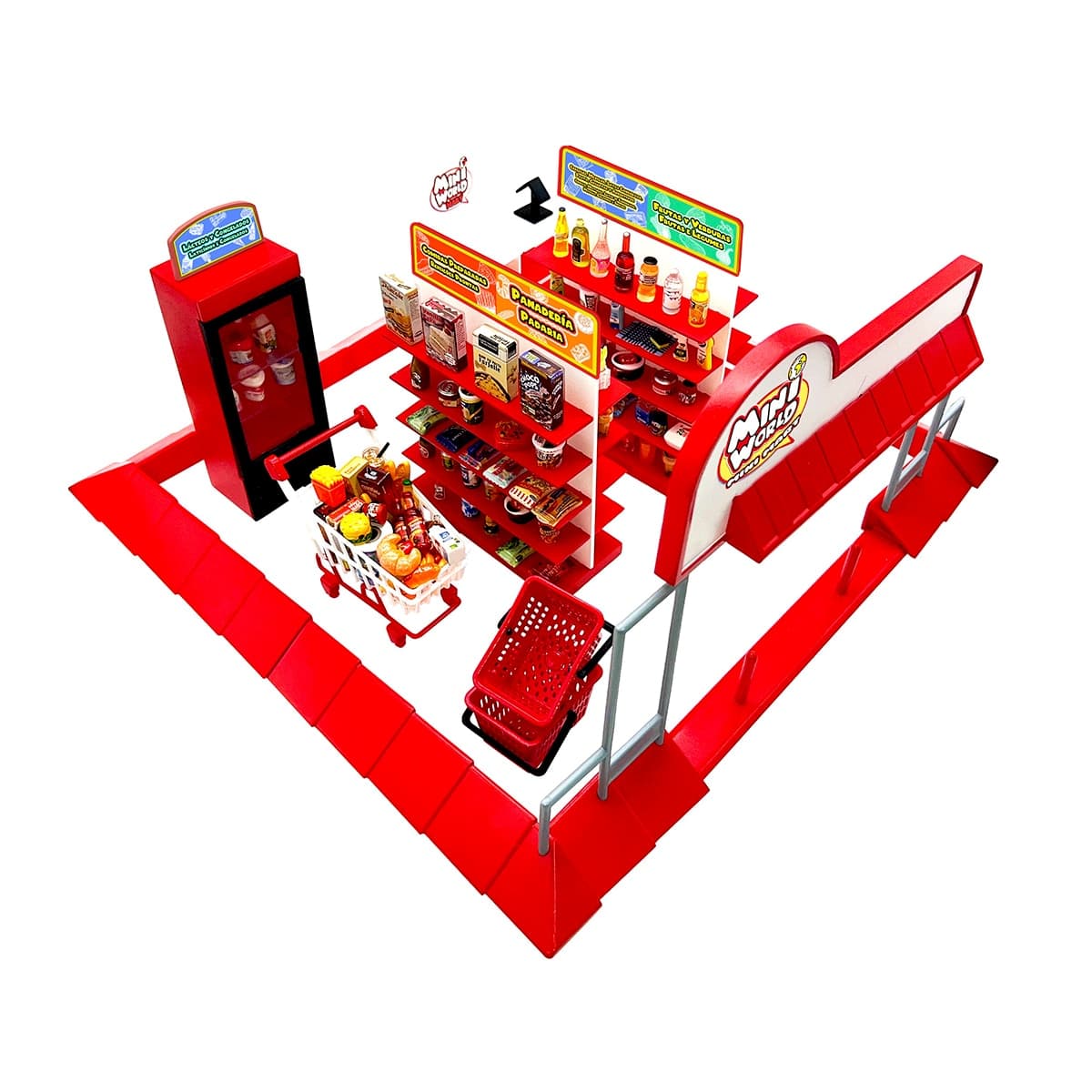 Playset mini coleccionable Mini World supermercado Bizak - Image 2