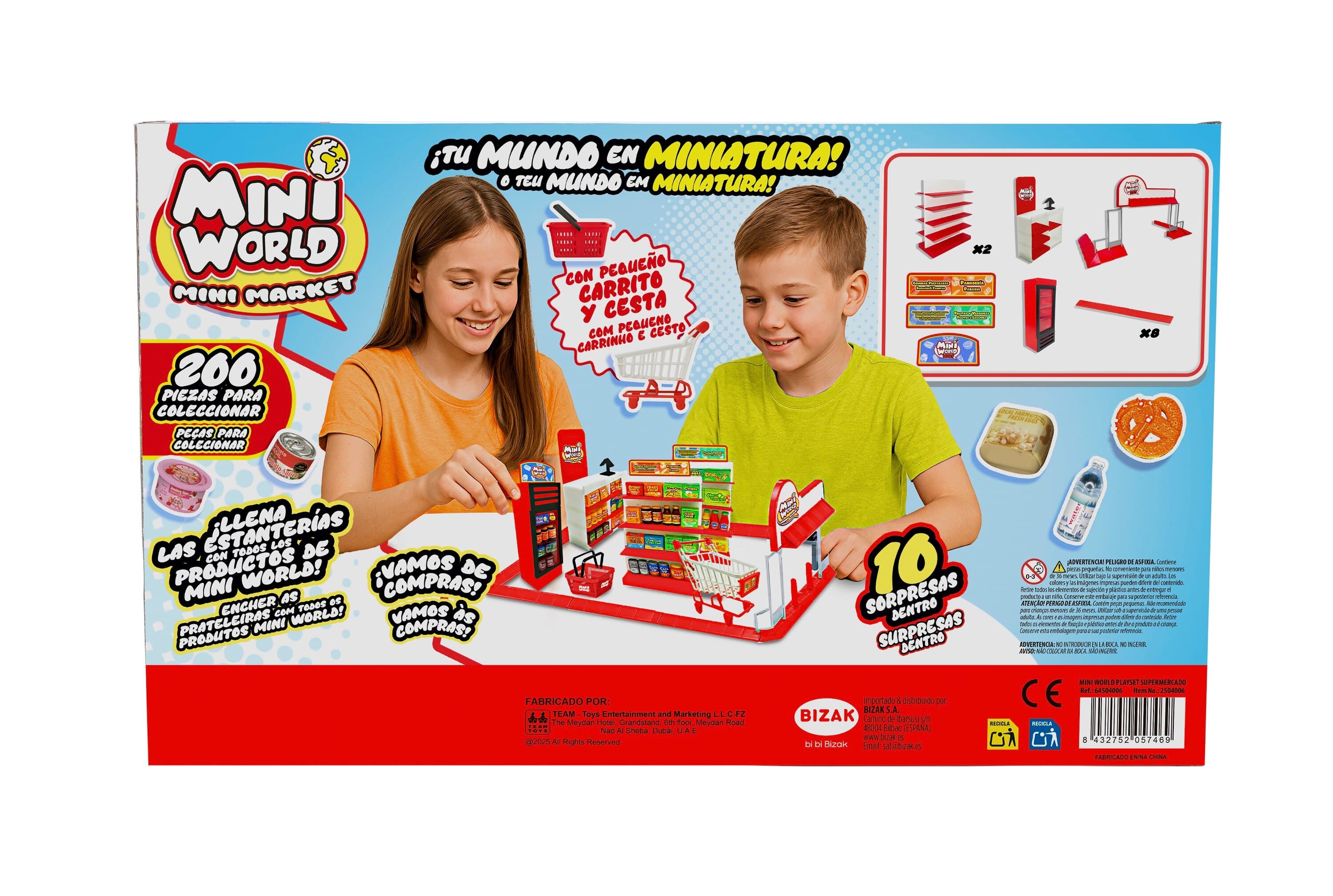 Playset mini coleccionable Mini World supermercado Bizak - Image 6