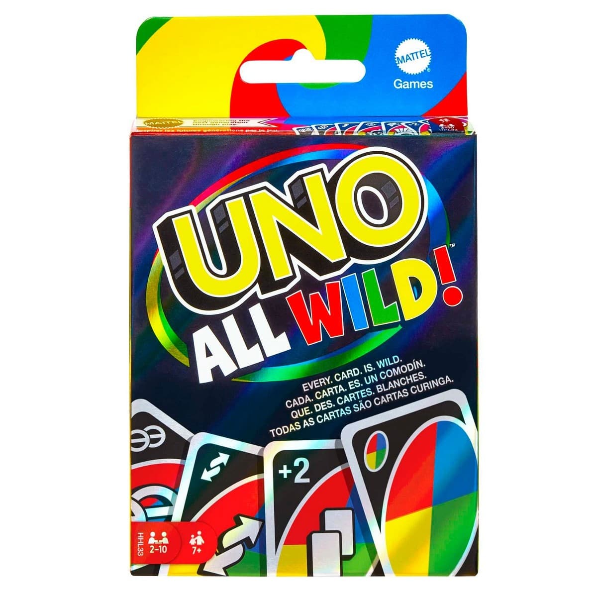 Uno - Juego de cartas UNO All Wild! Mattel Games.