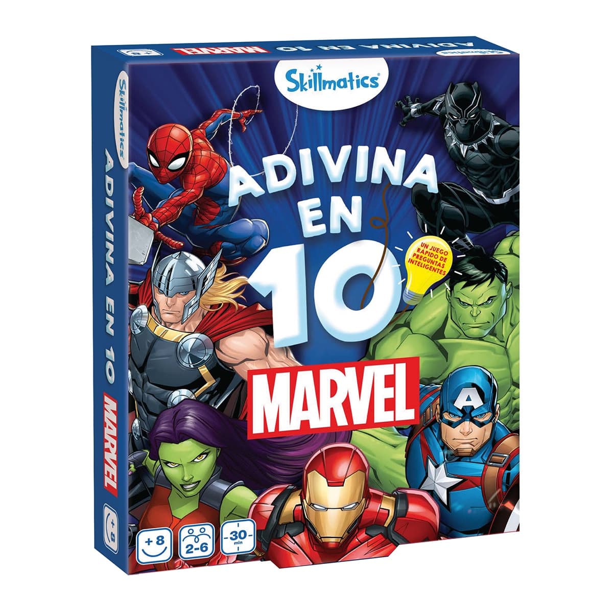Lúdilo - Juego de cartas Adivina en 10 Marvel Lúdilo.