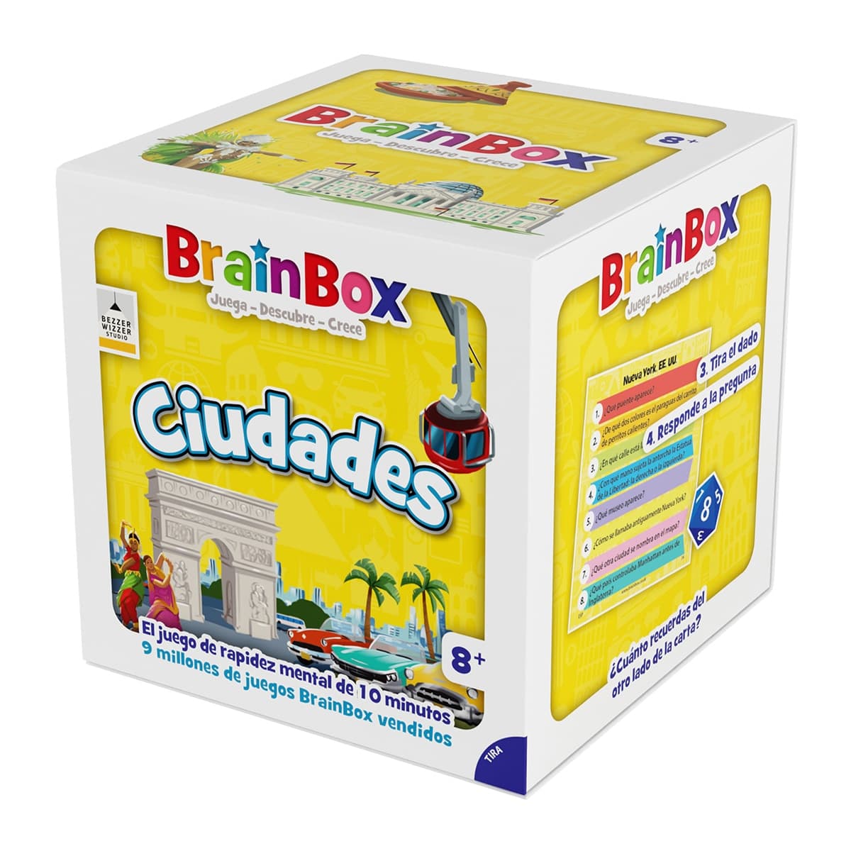 Juego de Mesa BrainBox Ciudades Asmodee - Image 1