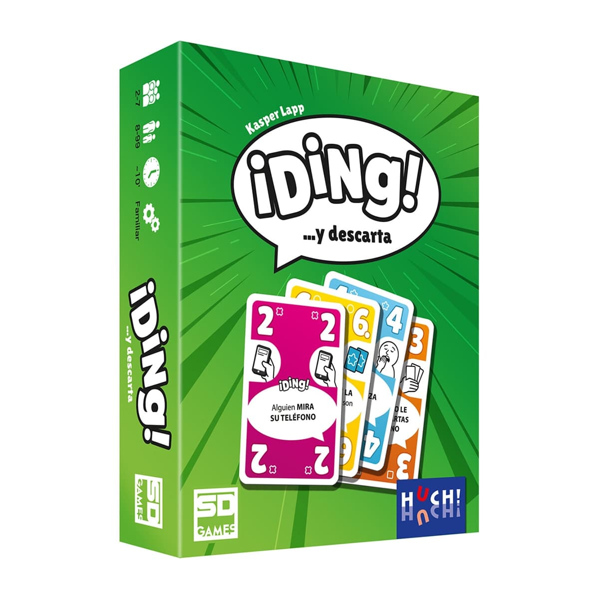 SD Games - Juego de Cartas Ding Dirac Disc.