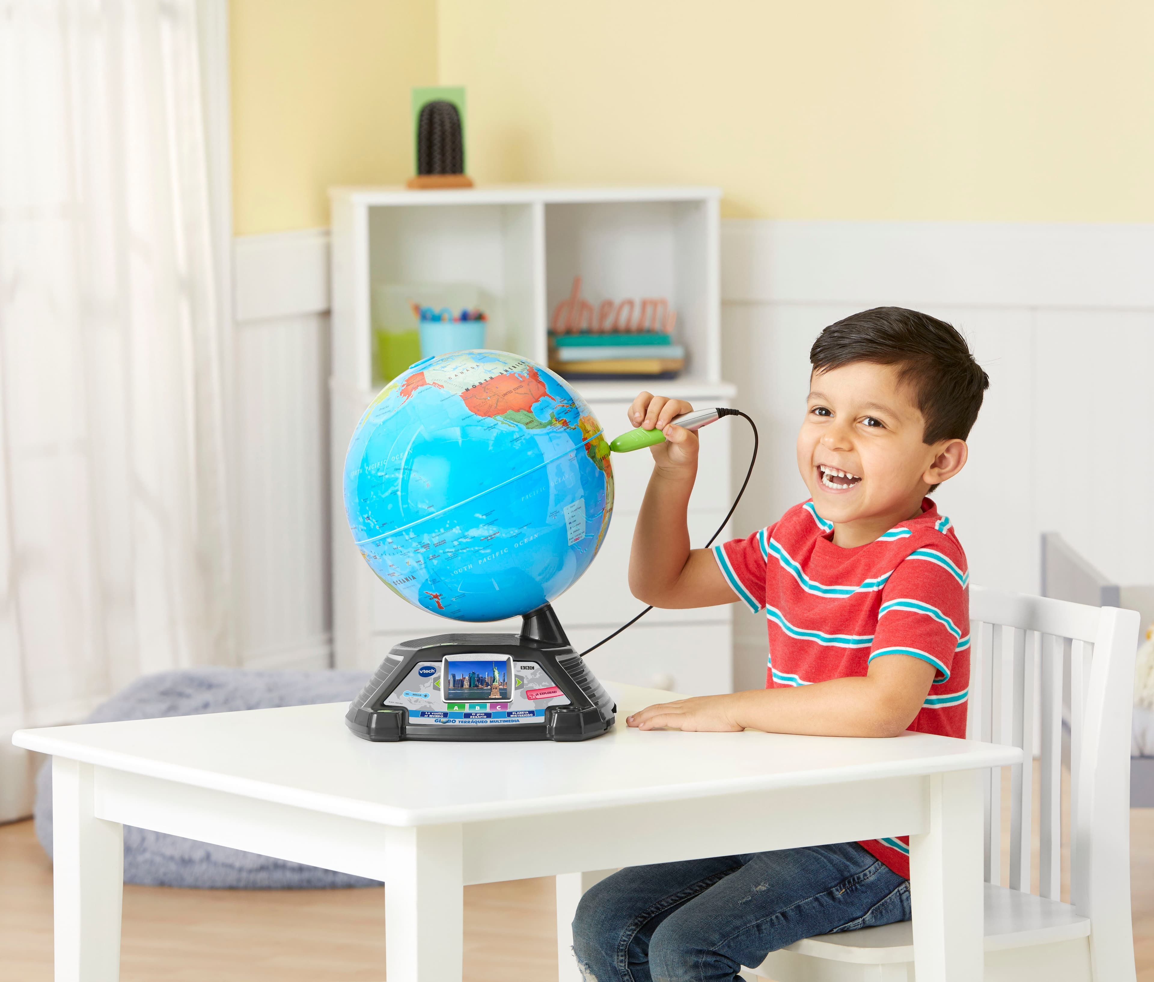 Globo terráqueo multimedia, Globo interactivo con pantalla y + 600 imágenes y vídeos de la BBC VTech - Image 6