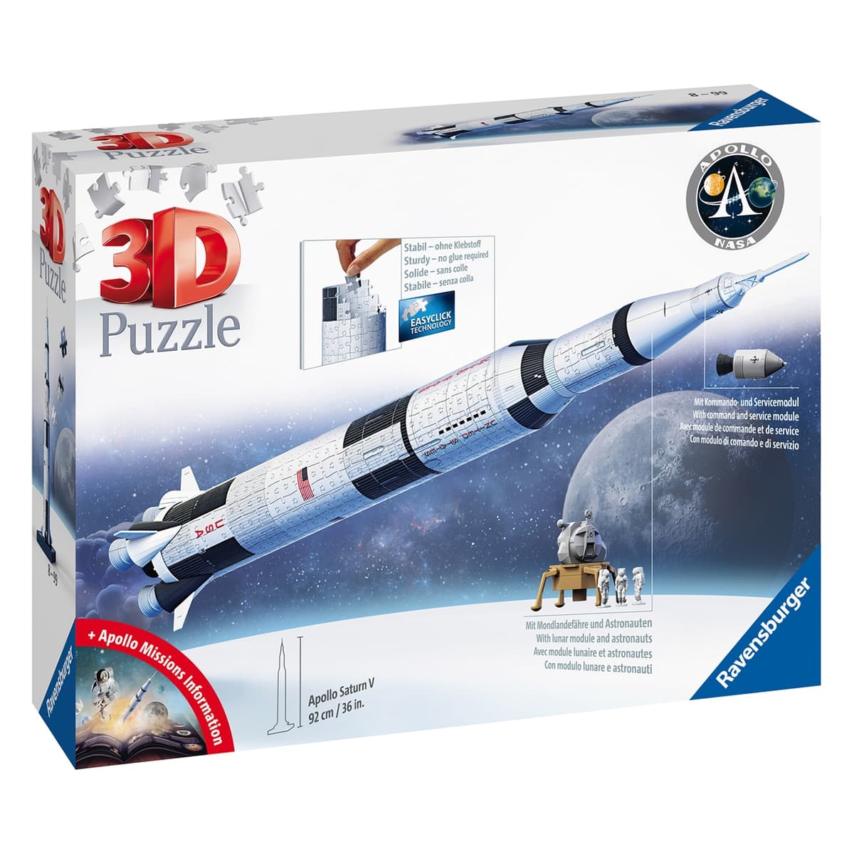 Apollo Saturn V Rocket 3D Ravensburger - Image 2