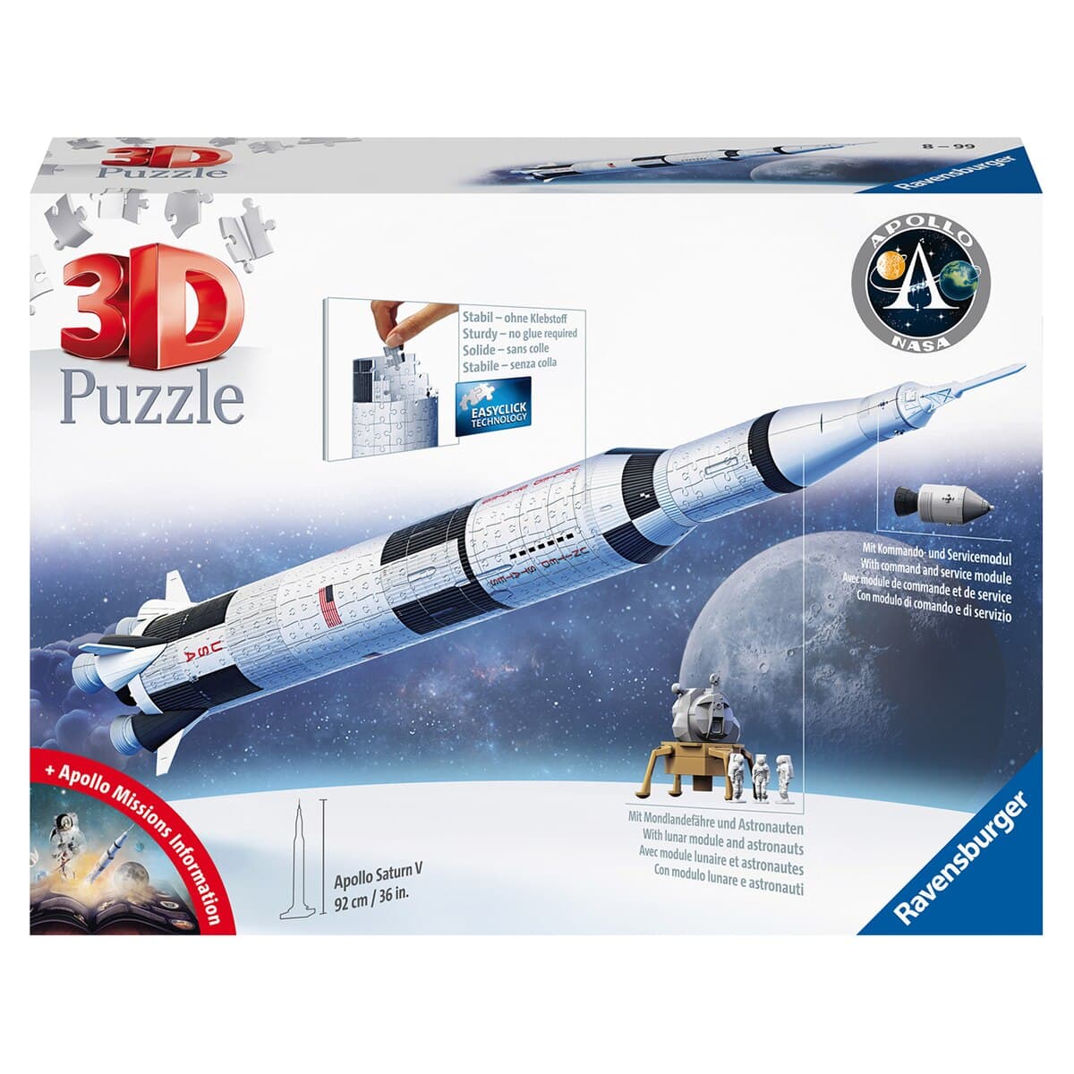 Apollo Saturn V Rocket 3D Ravensburger - Image 3